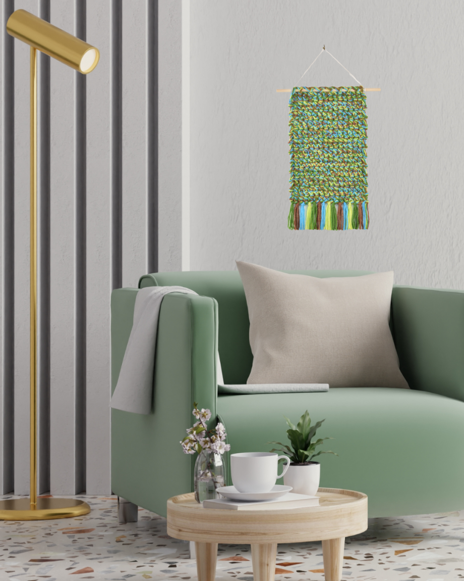 Amazon Rainforest Crochet Wall Art