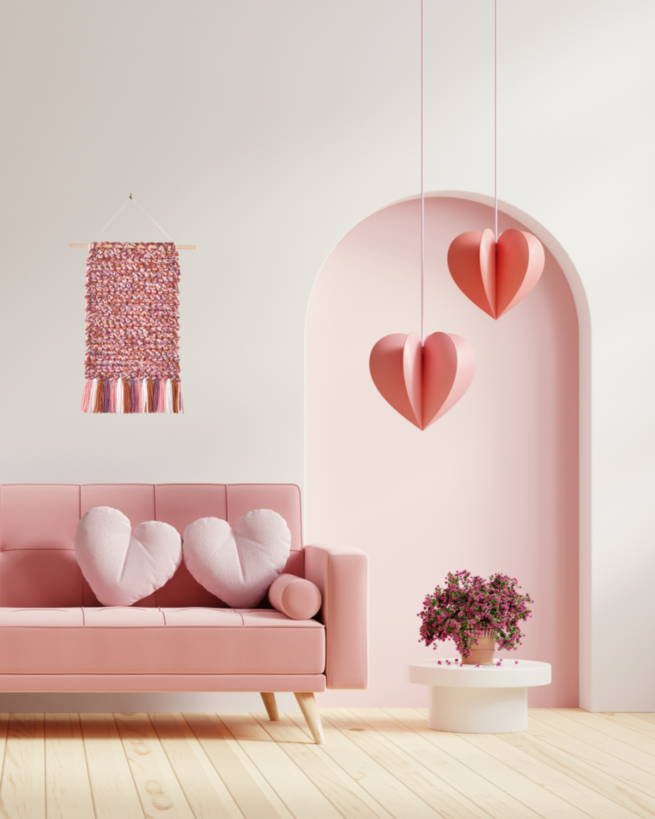 Cupid Shuffle Crochet Wall Art