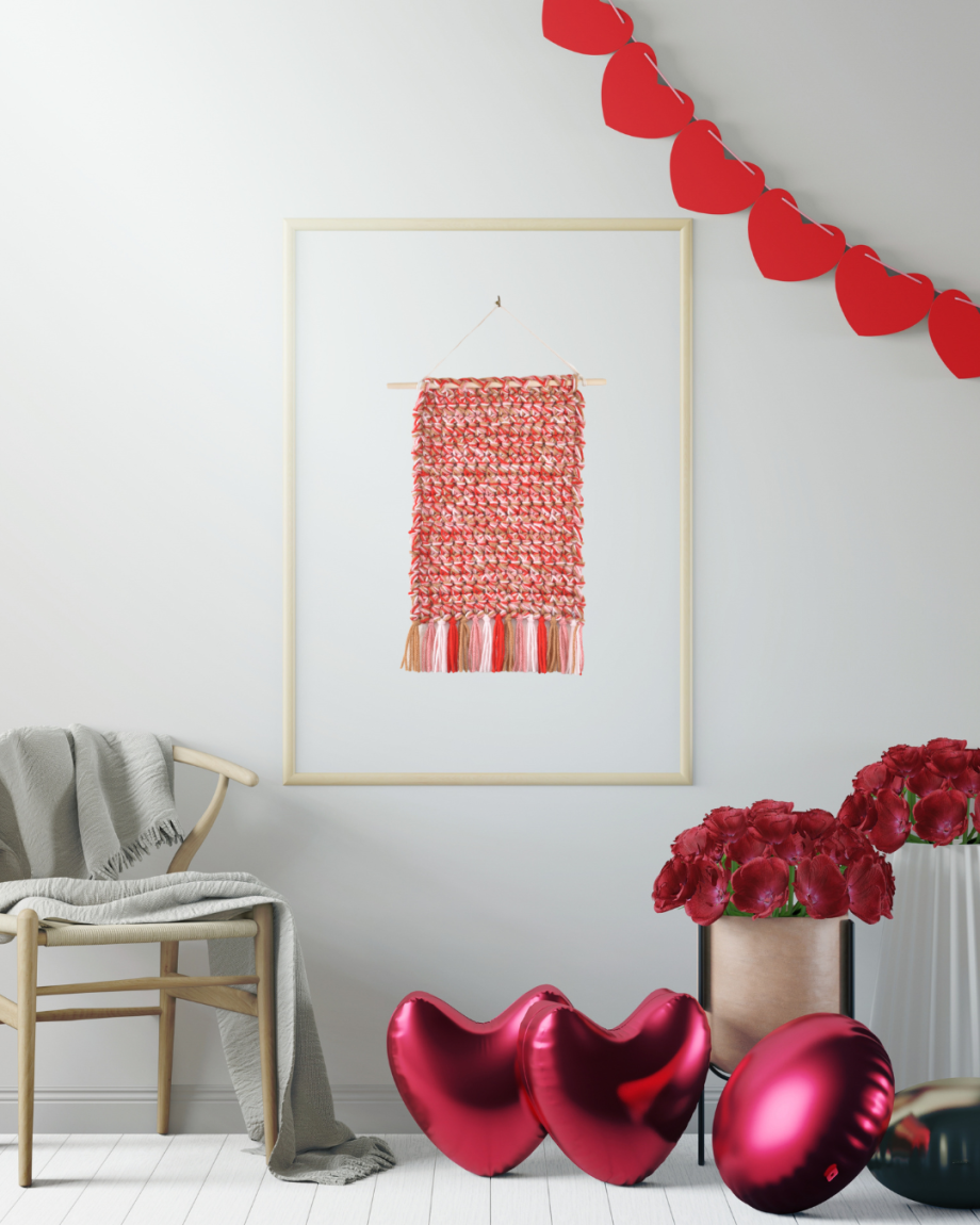 Strawberry Cheesecake Crochet Wall Art