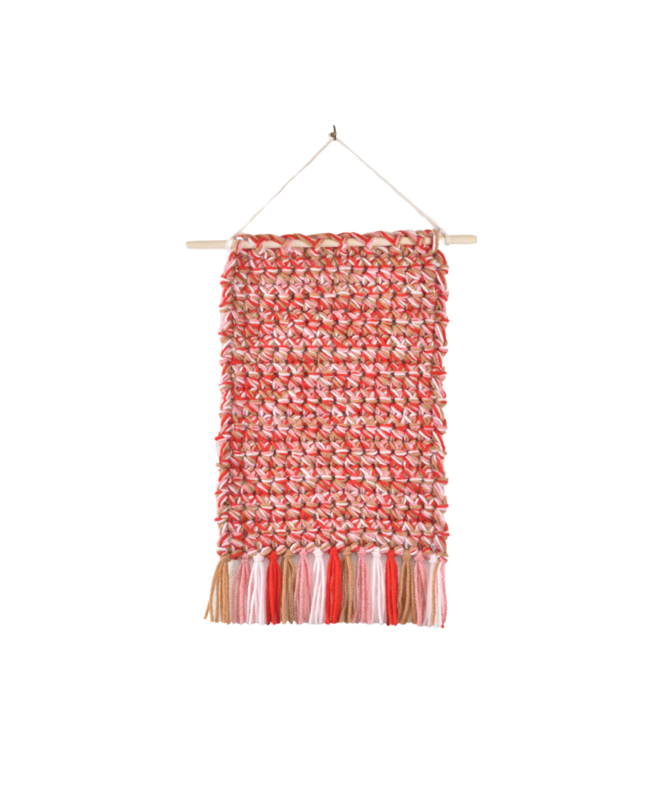 Strawberry Cheesecake Crochet Wall Art