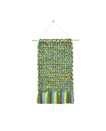 Amazon Rainforest Crochet Wall Art